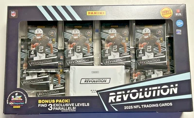 2025 Panini Revolution Football Trading Cards Hobby Box Bundle - Debut Edition