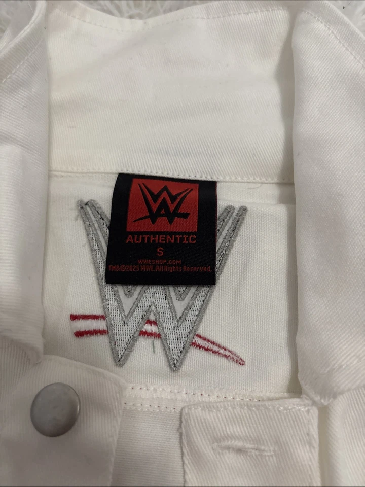 Chaqueta vaquera WWE Penta auténtica para hombre pequeña nueva sin etiquetas Foto 4 de 4