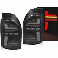 LED Lightbar RüCkleuchten Dynamische Blinker Schwarz Smoke FüR VW T6 2015-2019