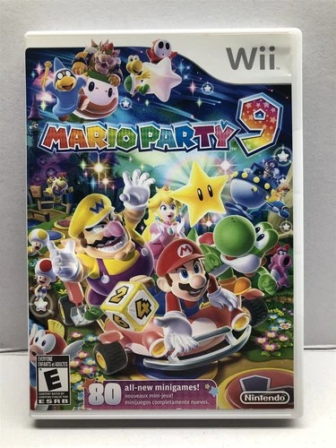 Mario Party 9 Nintendo Wii - Complete w/Manual - Tested Working - Free Ship
