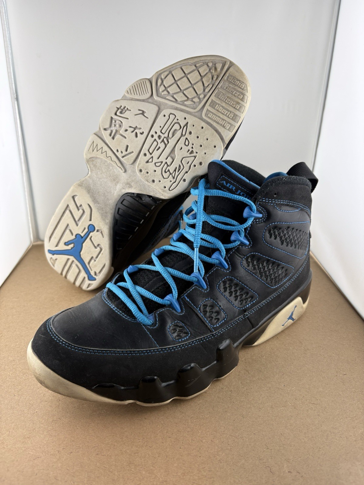 Size 10 - Air Jordan 9 Retro Photo Blue