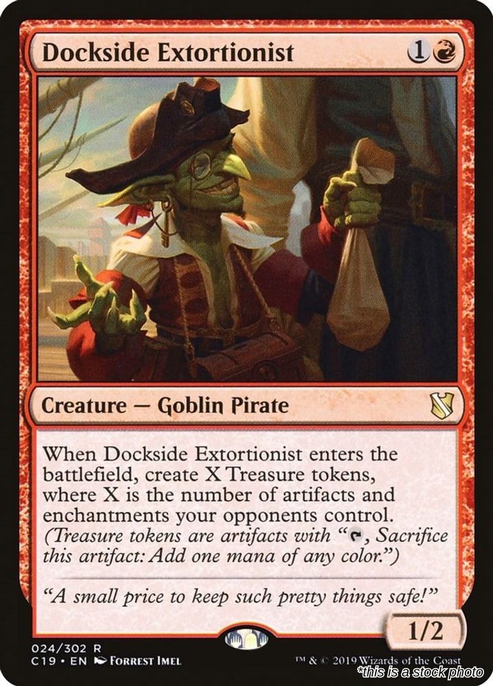 Magic Dockside Extortionist EN Commander 2019 [C19 - 24] Rare NM