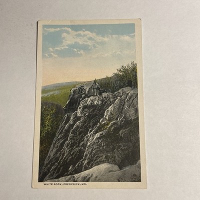 FREDERICK, MD Postcard WHITE ROCK FREDERICK View Vintage