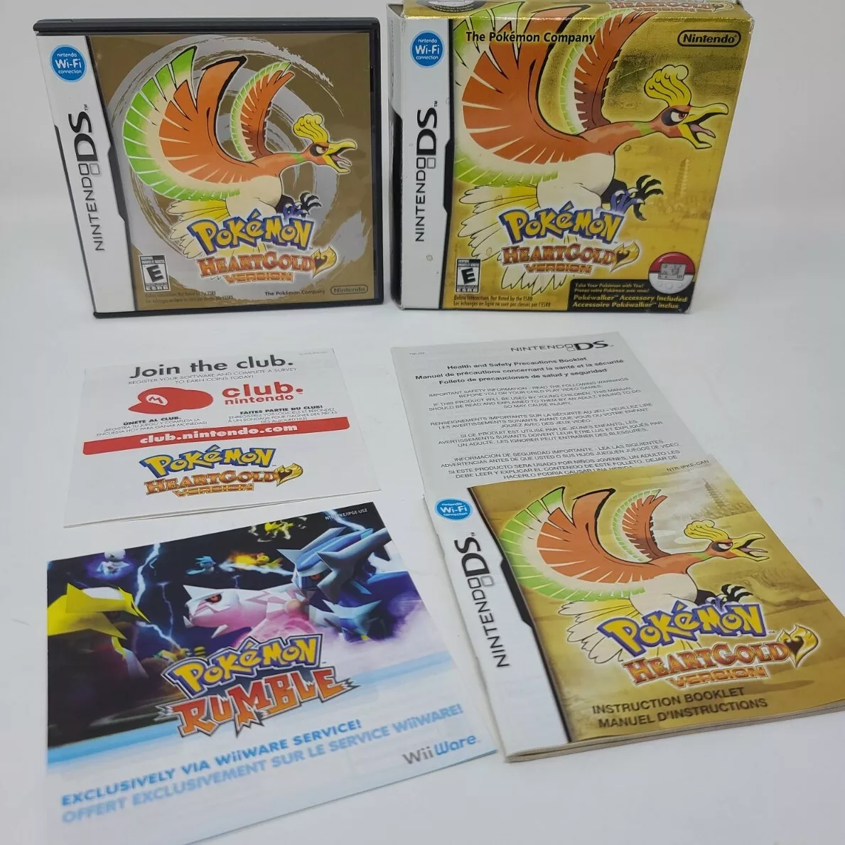 AUTHENTIC Nintendo DS POKEMON Big Box Heart Gold Version (No Game