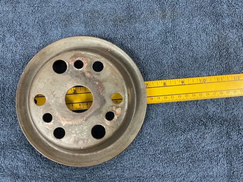 Polea cigüeñal Chevy bloque pequeño BONITA 283 327 Corvette Camaro Chevelle Nova Foto 4 de 4