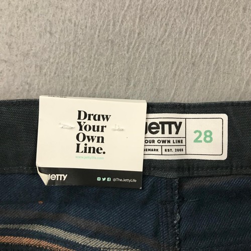 Jetty Pants Mens 28X30 Black Mariner Lined OysTex Insulated Liner Modern Fit NWT - Picture 2 of 12