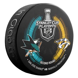 2016-NHL-San-Jose-Sharks-vs-Nashville-Predators-Stanley-Cup-Playoffs-Hockey-Puck