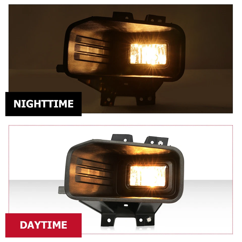 Luces antiniebla halógenas luces de conducción izquierda y derecha con bombillas para Ford F150 2018-2020 19 Foto 2 de 4