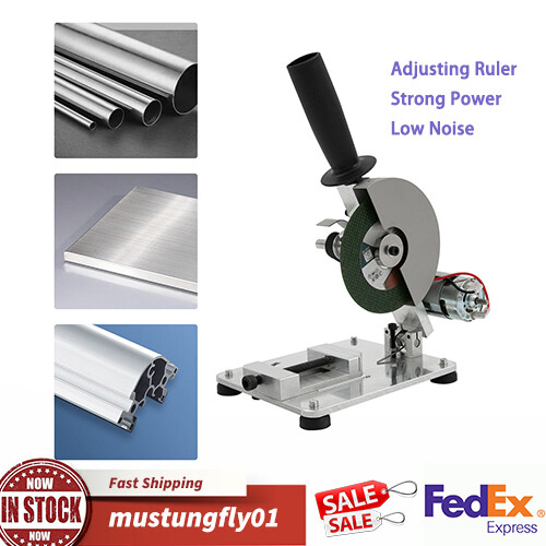 Mini Table Saw 4in 0-45° Miter Saw Portable Small Hobby Chop Saw Cutting Machine