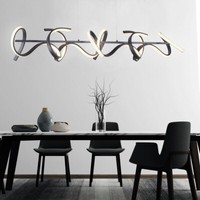 Led Decken Pendel Leuchte Dimmbar HäNge Lampe Schlaf Zimmer Beleuchtung Spirale