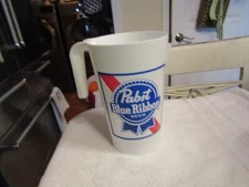 VINTAGE Plastics Inc St Paul PBR Pabst Blue Ribbon 7.5" Plastic Beer Pitcher NOS