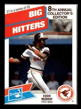 1988 Drake's Big Hitters/Super Pitchers #21 Eddie Murray A010
