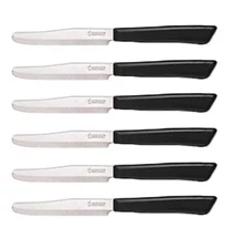 Tredoni 6 kitchen Knives - 4.3"/11cm Italian Stainless Steel Serrated Vegetab...