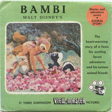 Bambi - View-Master 3 Reel Packet - FT42-A,B,C-BS3