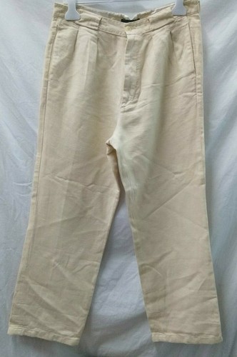 pantalone lino e cotone zara taglia 54 | eBay