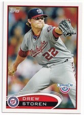 2012 Topps Opening Day #141 Drew Storen Washington Nationals