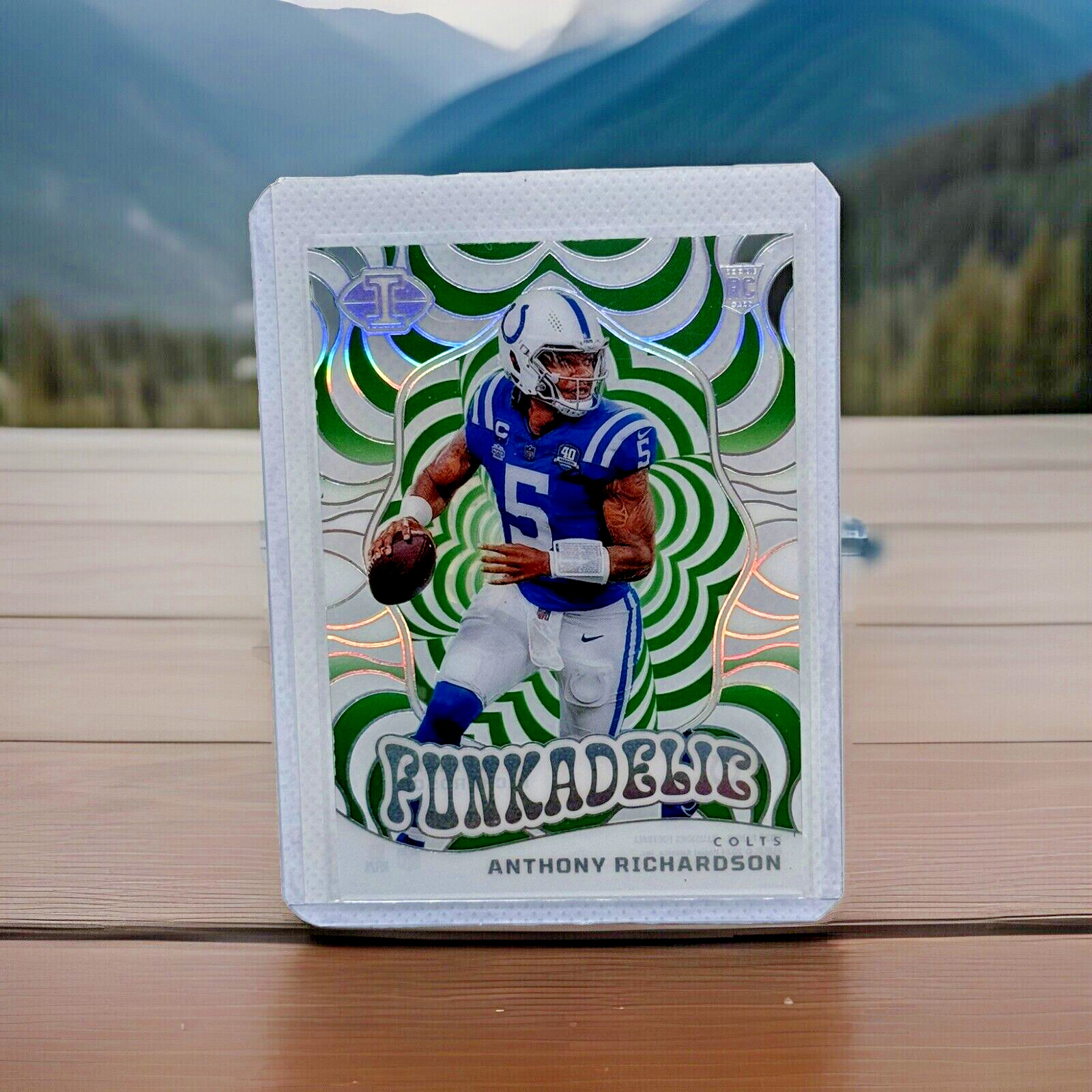 2023 Panini Illusions - Anthony Richardson - Funkadelic - Emerald #11