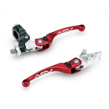 ASV F4 Quad ATV Lever Set Red Long Honda TRX400EX TRX400X 1999-2014