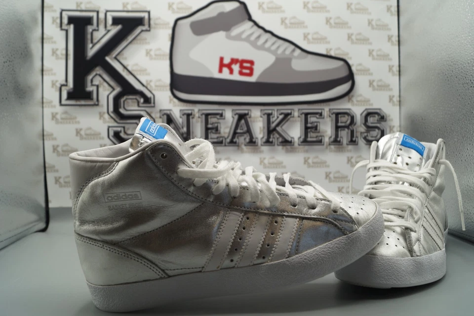 Adidas Basket Profi OG Damenschuhe EU 39 1/3 US 7,5 Sportschuhe Silber G95657 - Bild 3 von 4
