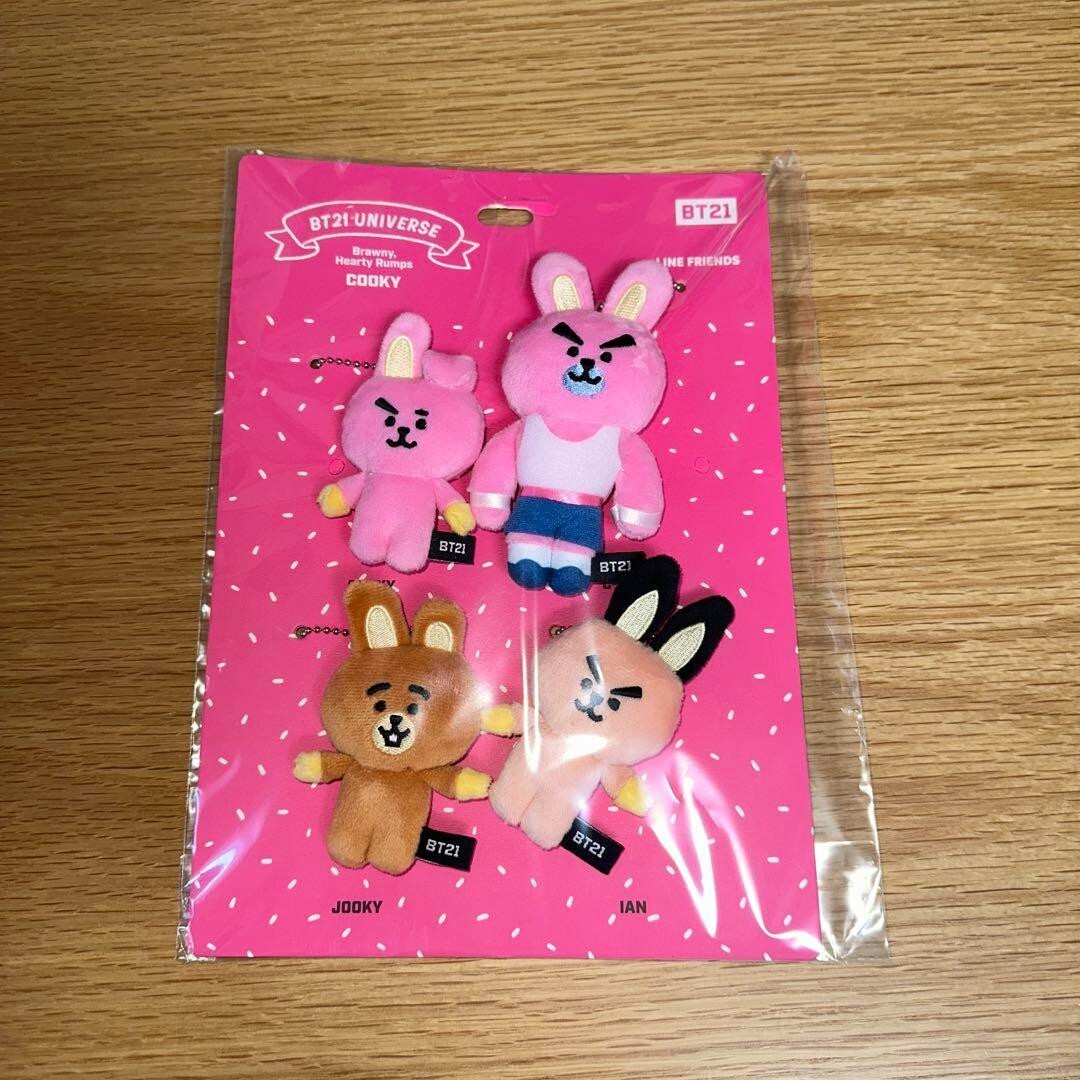 BT21 COOKY Family Mascot Set 5th Anniversary Jungkook Rabbit