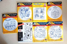 Aunt Martha's Hot Iron Transfers 7 new sets with a variety of designs