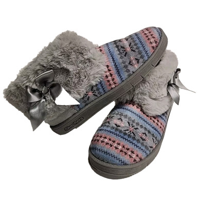 Sketchers 302942L Slippers / Boots Women's Size 3 Cabin Resort Rustic