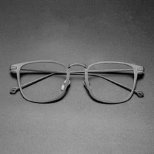 Pure Titanium Retro Eyeglasses Frames Fashion Glasses Mens Women Vintage