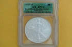 2008-W 1oz $1 (Burnished) Silver American Eagle Coin ICG SP70