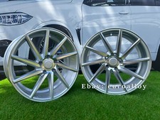 4 x 20 Inch 5x120 CVT Style Silver Polished Wheels: Fits For BMW F Series