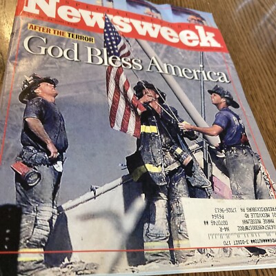 Newsweek Sept 24, 2001- 9/11 World Trade Center - God Bless America 