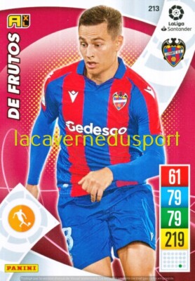 213 JORGE DE FRUTOS # LEVANTE UD PANINI LIGA SANTANDER 2021 2022 ADRENALYN