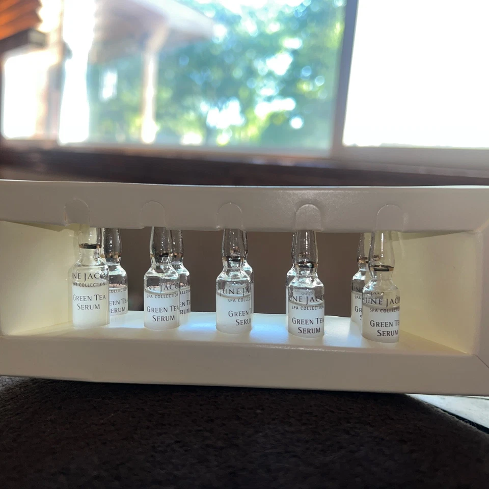 JUNE JACOBS 'Spa Collection 10 Ampollas de Suero de Té Verde (Frascos) NUEVO Foto 3 de 4