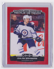 2022-23 O-PEE-CHEE MARQUEE ROOKIE RED BORDER PARALLEL DYLAN SAMBERG #549 JETS