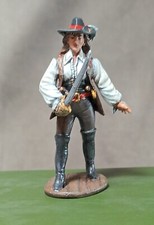 54mm 1/32  Pirate Lady - Tin /pewter painted