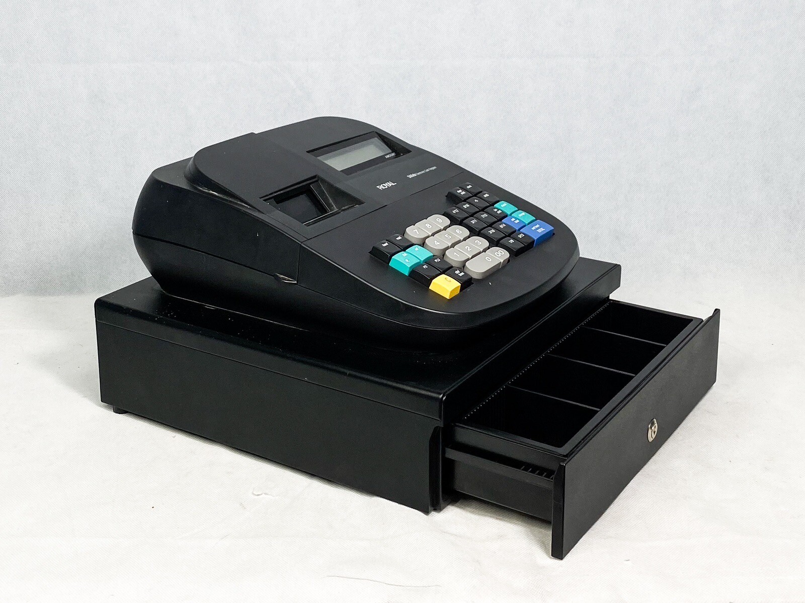 Royal 500DX Electronic Cash Register No Key Black (Tested + Working!) eBay