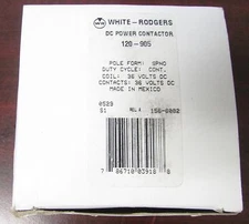 WHITE RODGERS STANCOR 120 905 SPN0  36V DC Power Contactor  120 117751 6