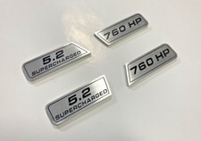 New Aftermarket Wings Fender Emblems Badges For Your 2020 2021 2022 Shelby Gt500