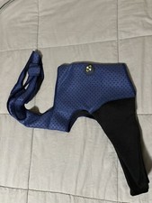 Coodeo Dog Recovery Suit Dog Sz L Cone Collar Alternative Rear Sleeves 2.5mm