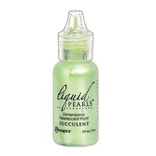 Ranger, Liquid Pearls, Pearlescent Paint, Add Dimension, Succulent, Green Paint