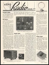 1940 Aerovoice Inc Islip New York Airguide Transmitter Receiver Article Print Ad