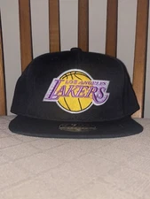 MITCHELL&NESS NBA LOS ANGELES LAKERS HARDWOOD CLASSICS FITTED HAT SIZE 7 5/8 NWT