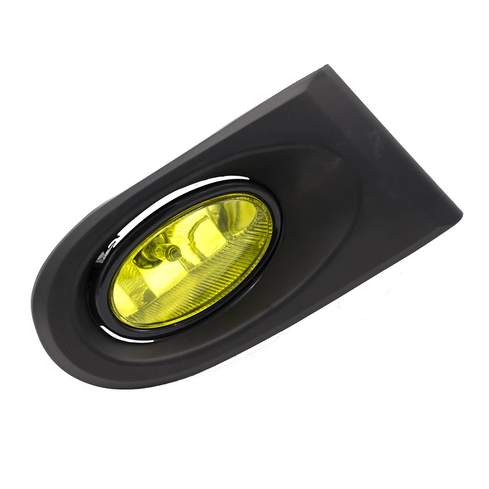 Fit 2002 2003 2004 Acura RSX Pair Yellow Lens Driving Fog Lights Lamps w/wiring - Image 4 of 4