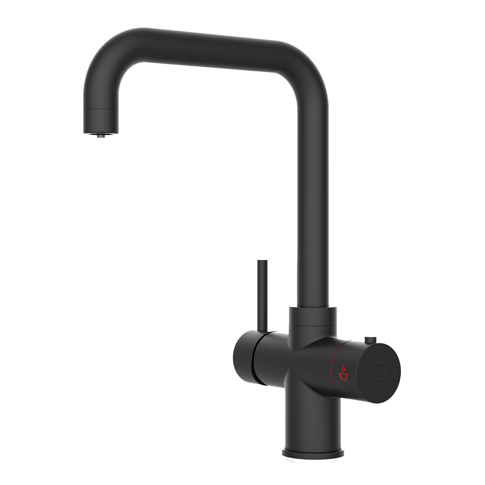 3 Way Matte Black Instant Boiling Water Tap Water Filter & Digital