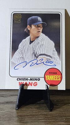 2024 Topps Archives 1968 Fan Favorites ON CARD Auto Chien-Ming Wang Yankees   