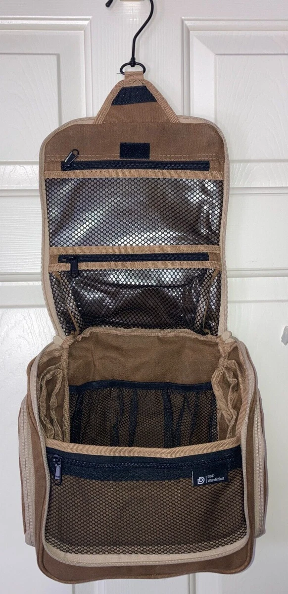 Pilot Wings Canvas Hanging Toiletry Bag