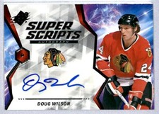 2020-21 SPx Superscript Doug Wilson Auto #S-DW Chicago Blackhawks