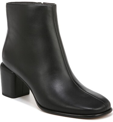 $380 VINCE Maggie Bootie Leather BLOCK SQUARE FOAM