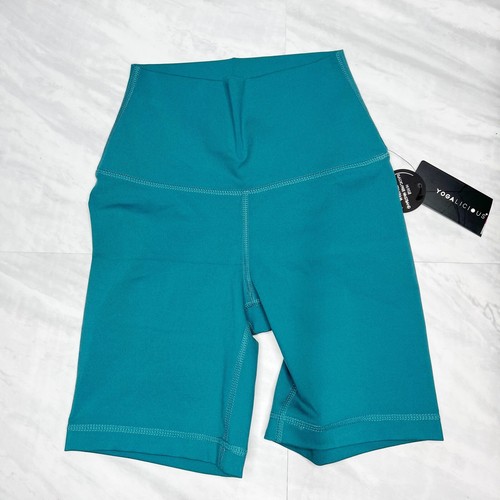Yogalicious Lux Teal Biker Shorts Women 