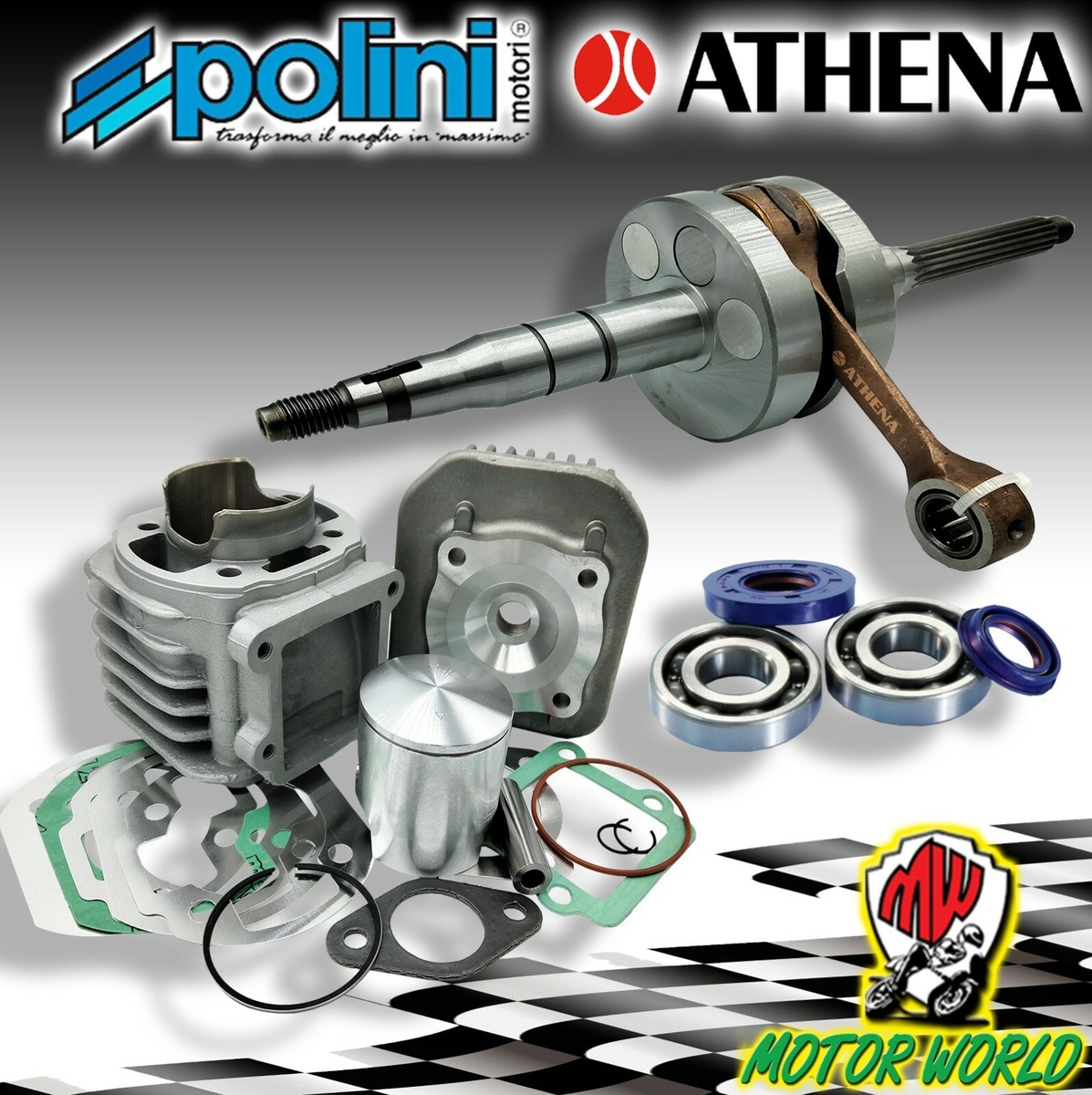 Set Cuscinetti Albero Motore Per ATU Explorer 50 Race GT Anno 2001-2012 - Foto 6