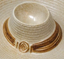 Vintage Treasure Craft Sombrero Chip And Dip Server